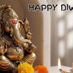 Ganesh idol celebrating Diwali festival