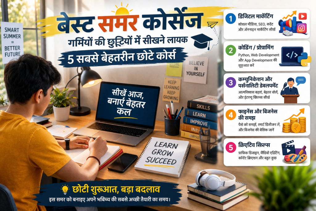 Best Summer Courses: गर्मियों की छुट्टियों में सीखने लायक 5 सबसे बेहतरीन छोटे कोर्स